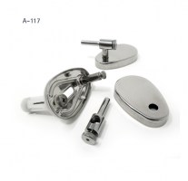 JUEGO BISAGRAS ACERO INOXIDABLE A-117 ESTOLI